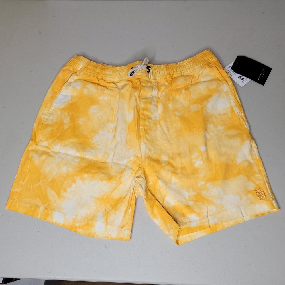 Junk Food Clothing Tie Dye Shorts w/ Drawstring Waist